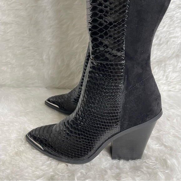 New DV Dolce Vita Jethro Over-The-Knee Boots In Black Size 8.5 - Picture 7 of 16